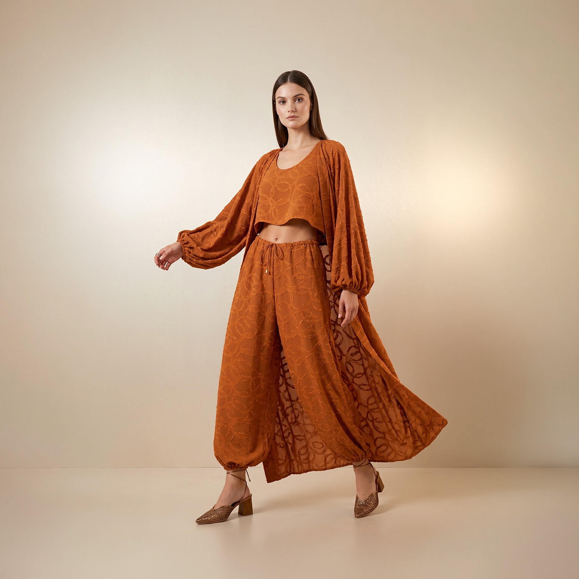 Kimono Longo Noru - Pecan