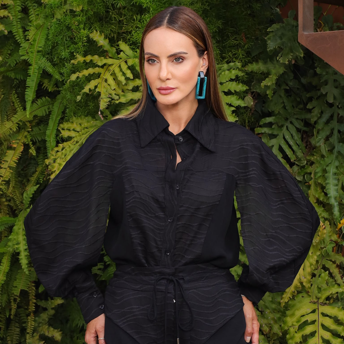 Camisa Amina - Preto