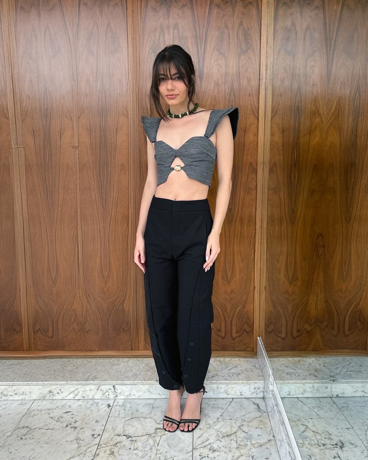Cropped Glenda - Preto