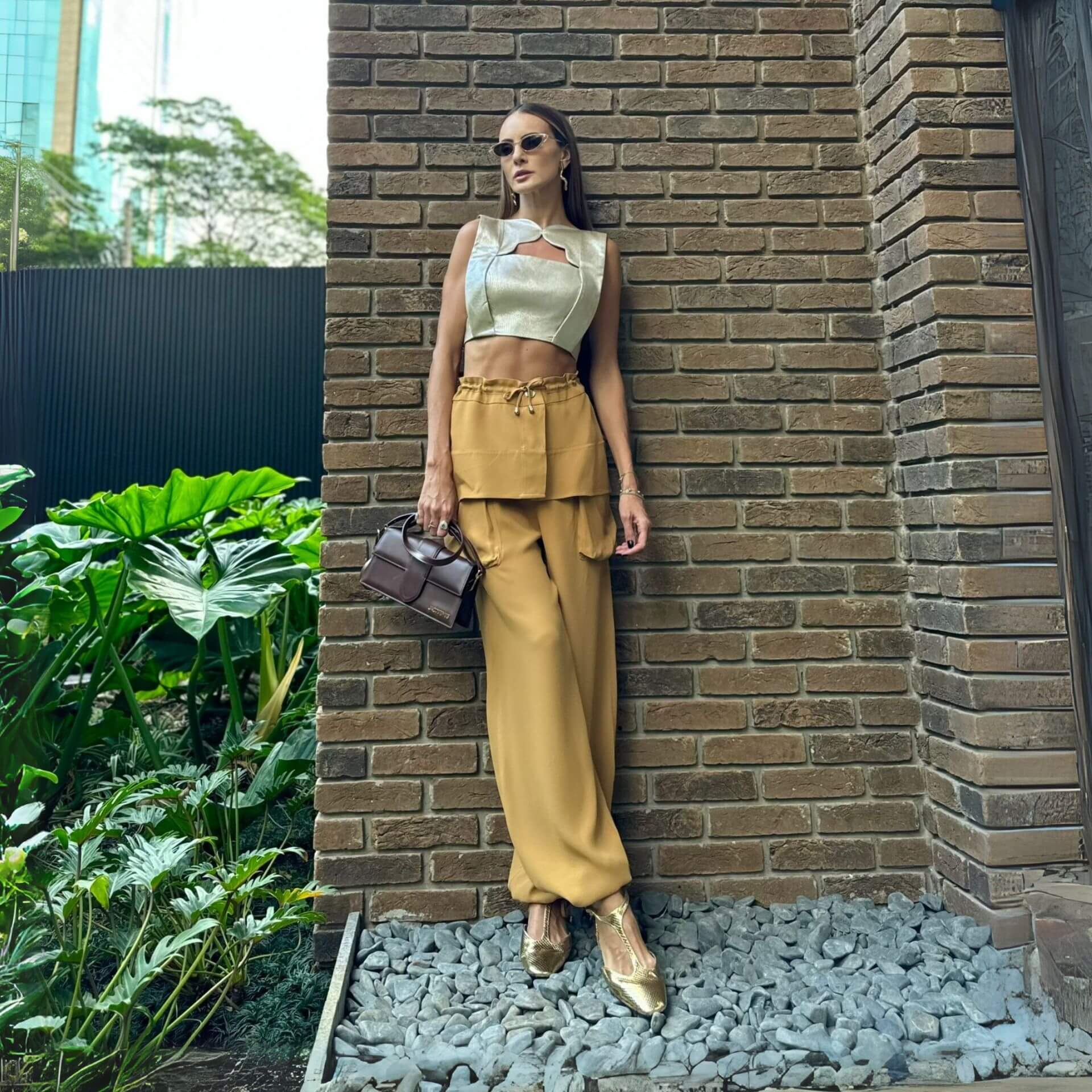 Cropped Julina - Dourado