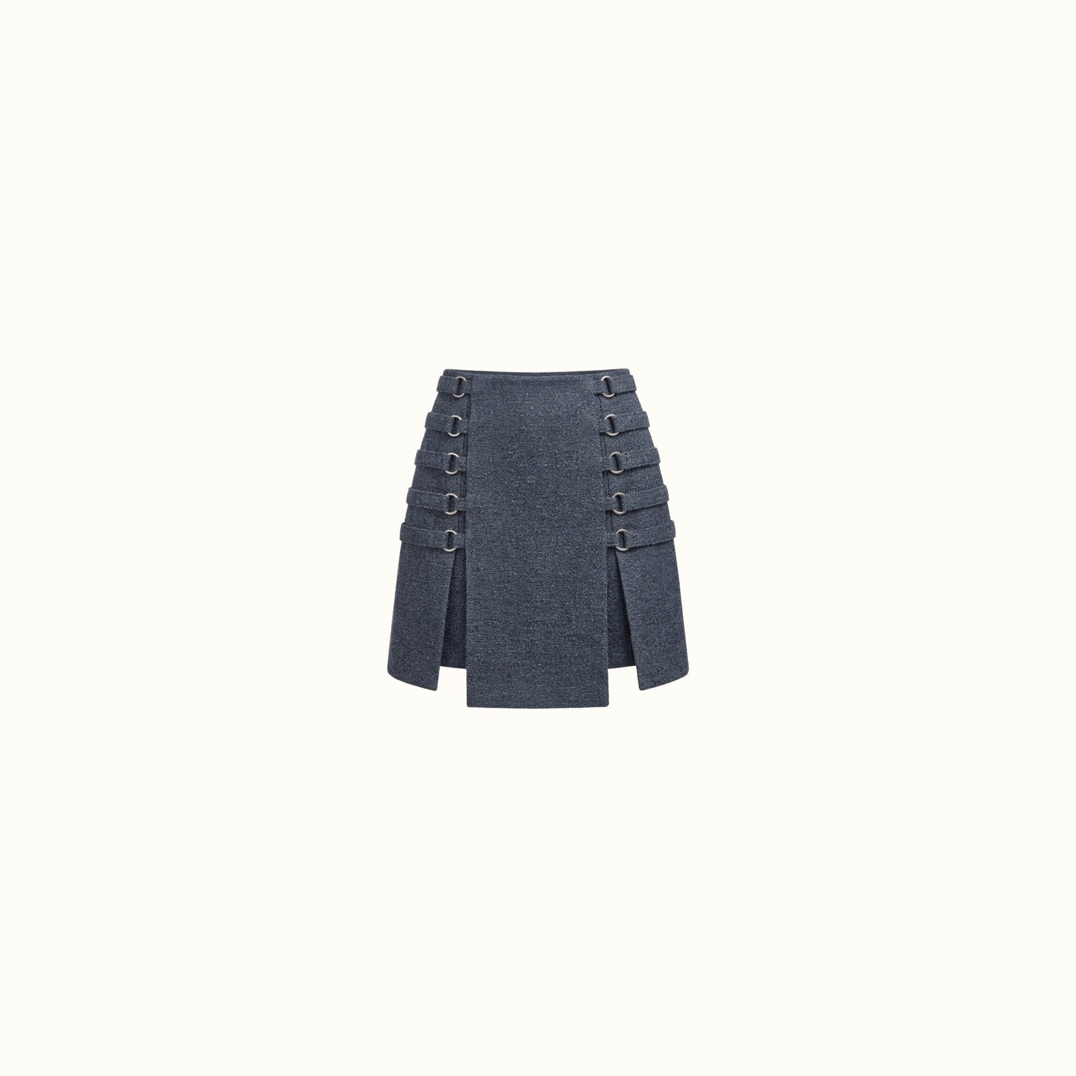Saia Solea - Marinho Jacquard