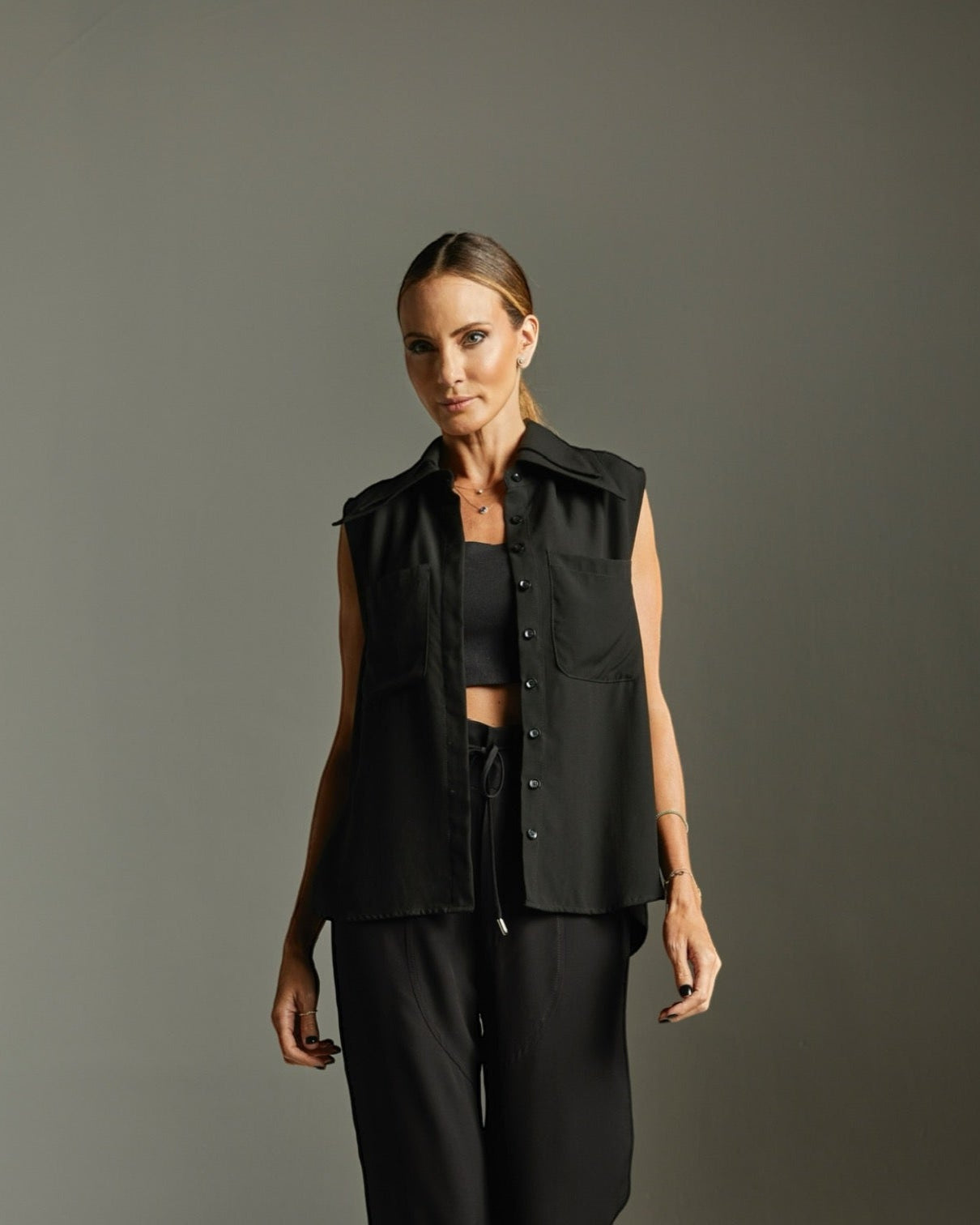Camisa Lenin - Preto