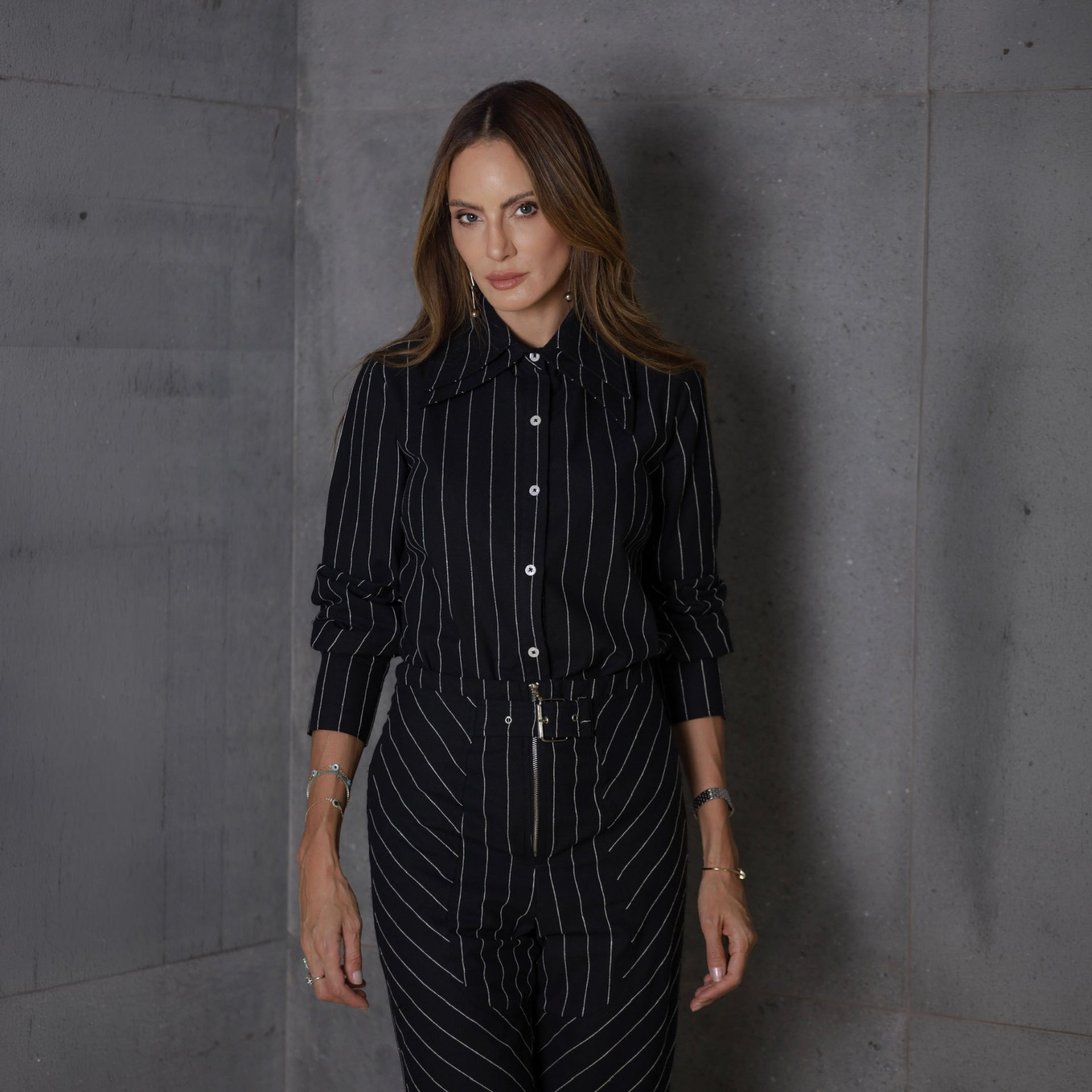 Camisa Bass New - Preto Listras Uptown