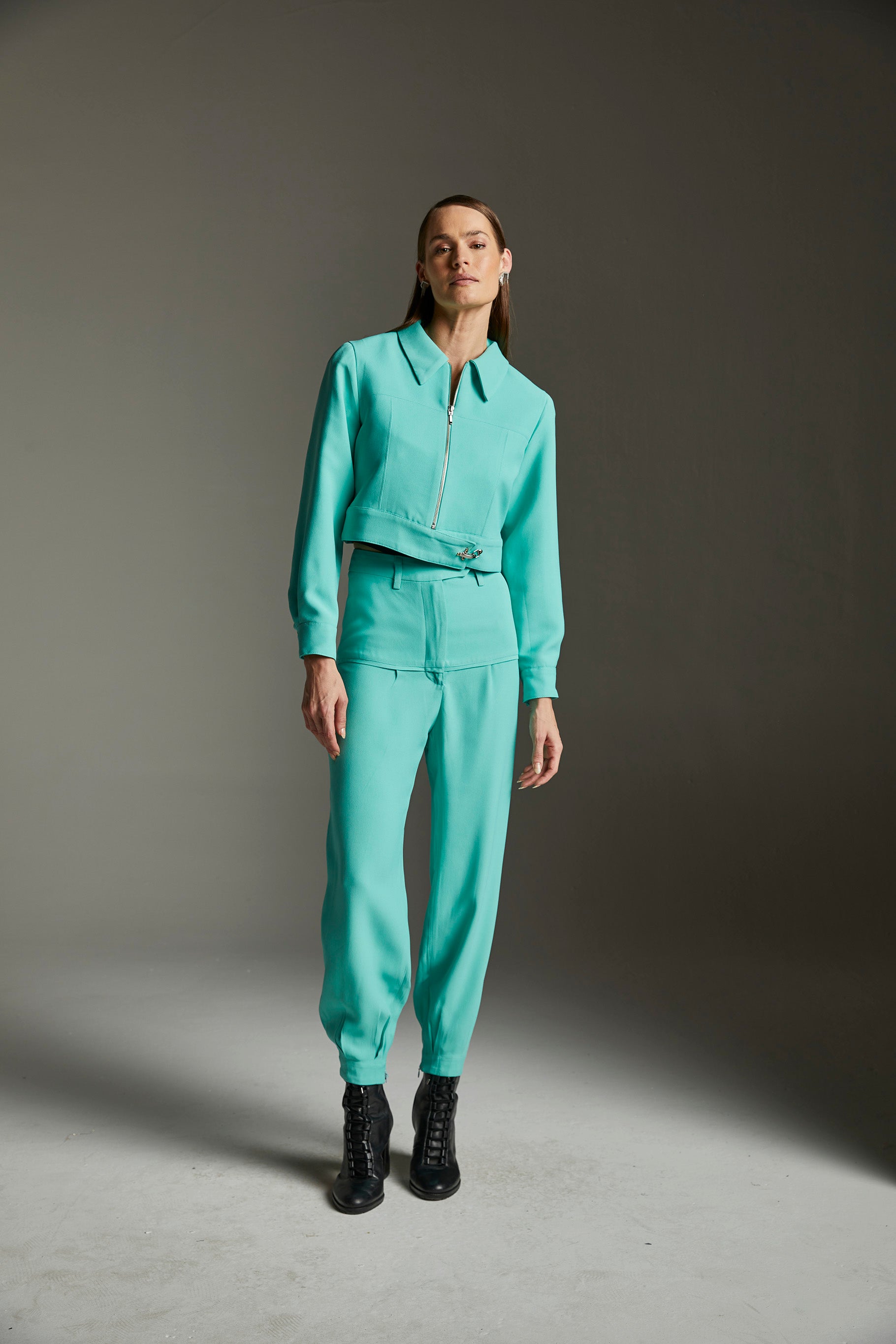 Blazer Fabricia - Turquesa