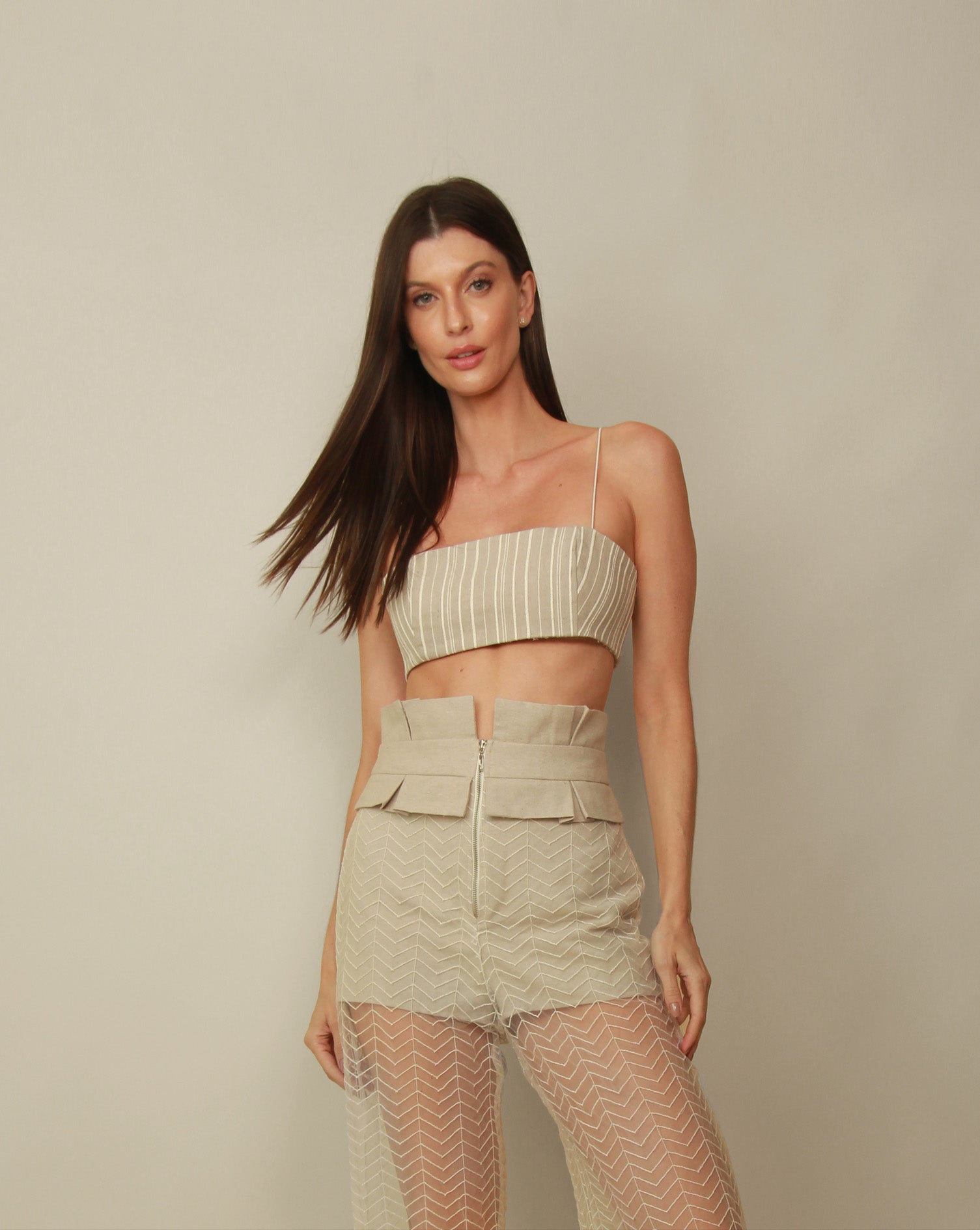 GIANA ZIP CROP main image 1