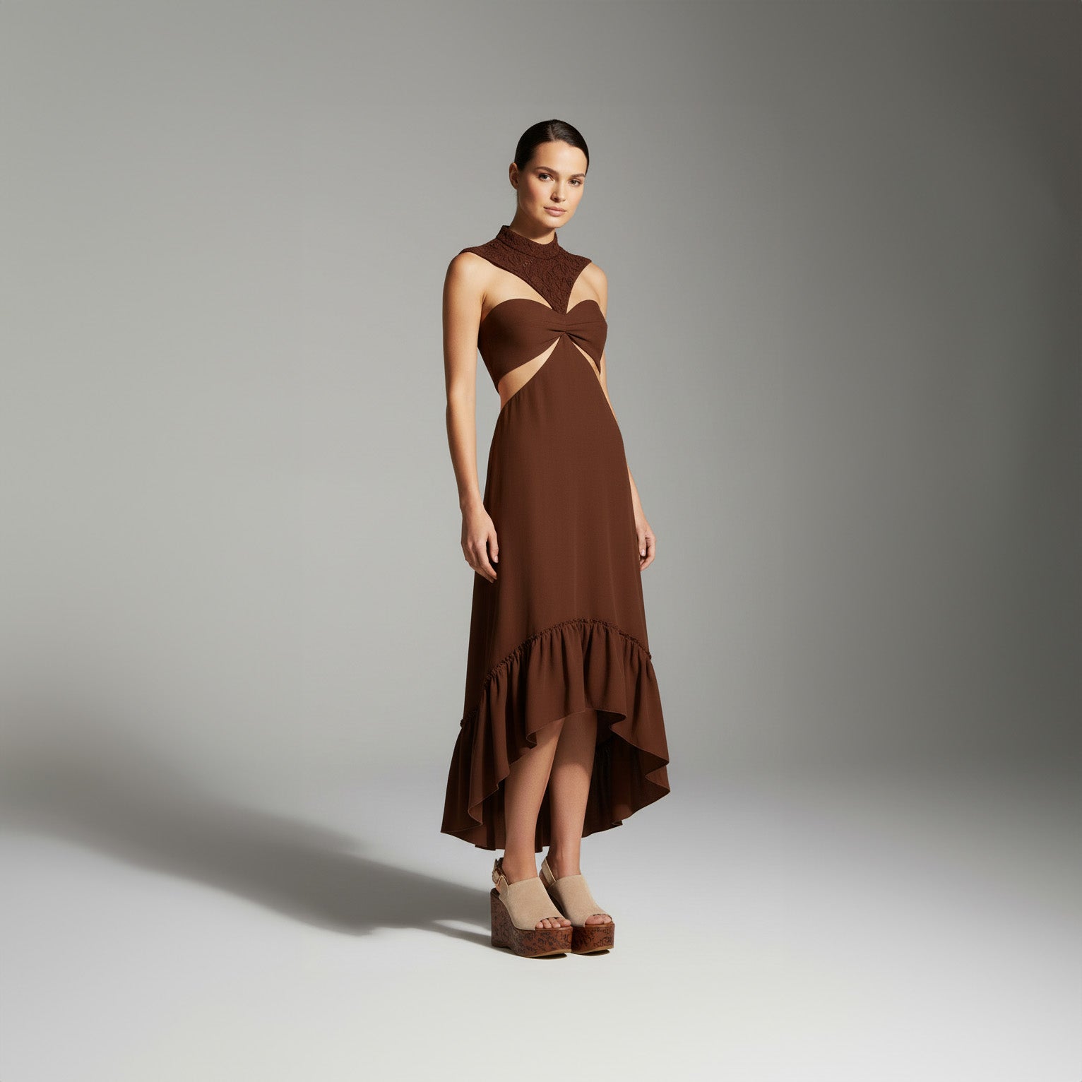 Vestido Vanda - Choco