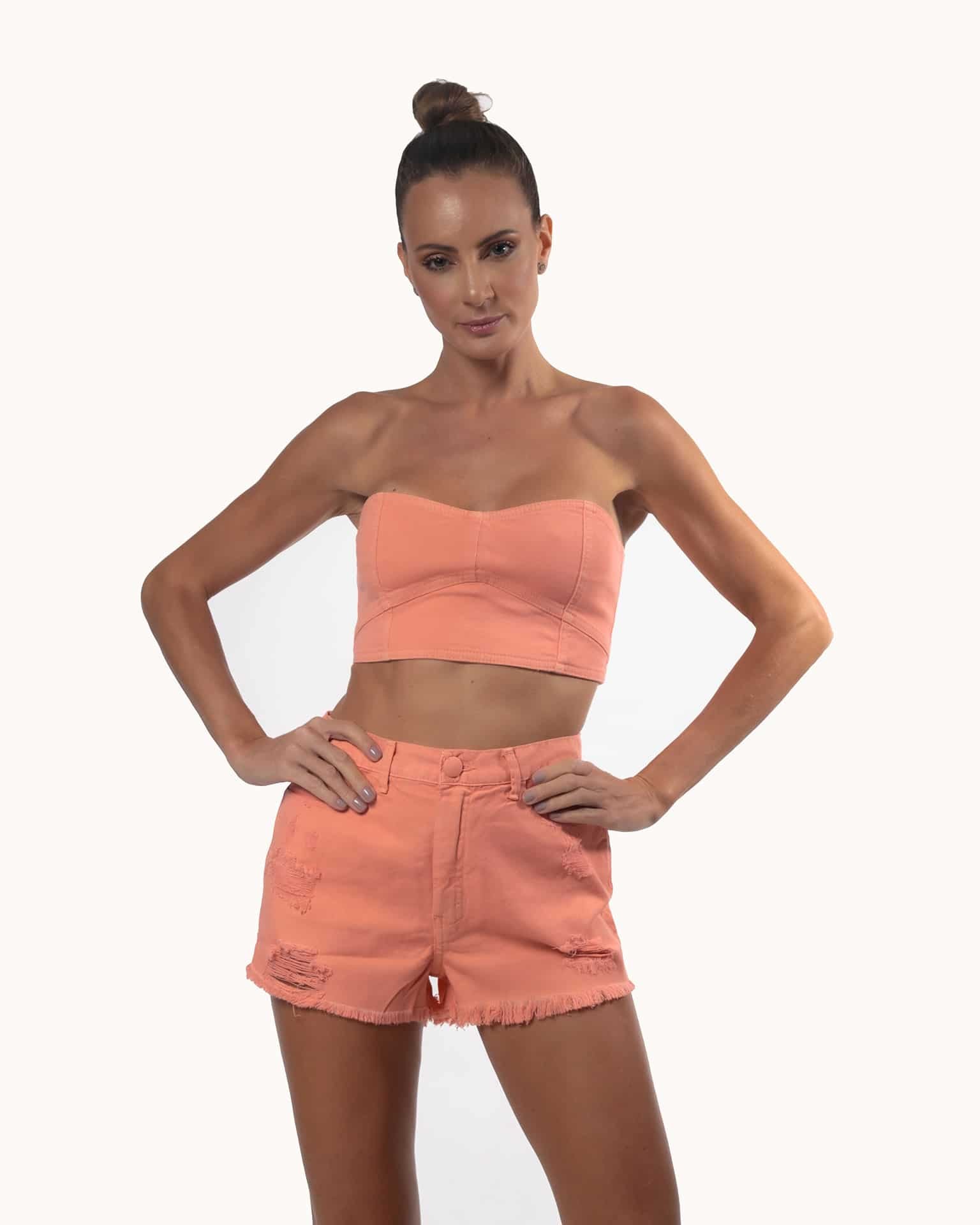 Cropped Jeans Luty - Rose