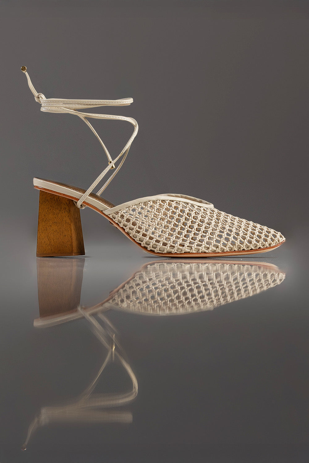 MULE MARIA EDUARDA - COURO OFF WHITE