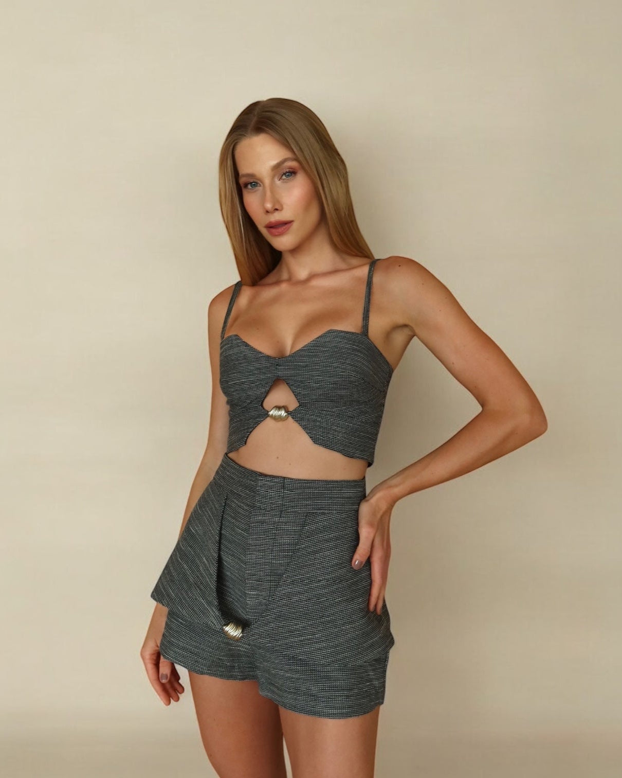 Cropped Glenda - Preto
