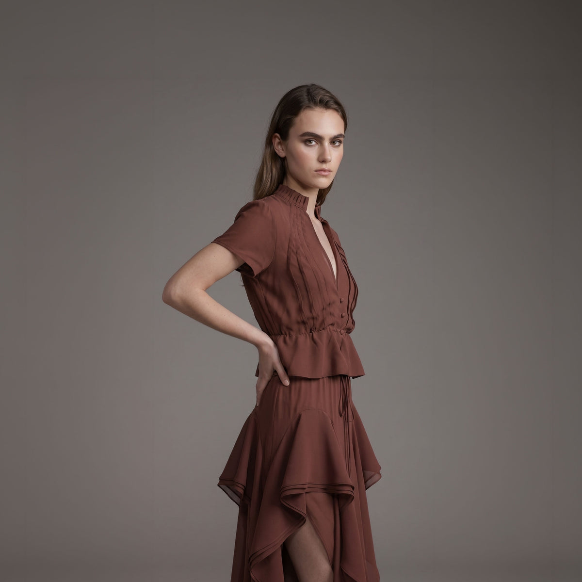 Blusa Ise - Choco