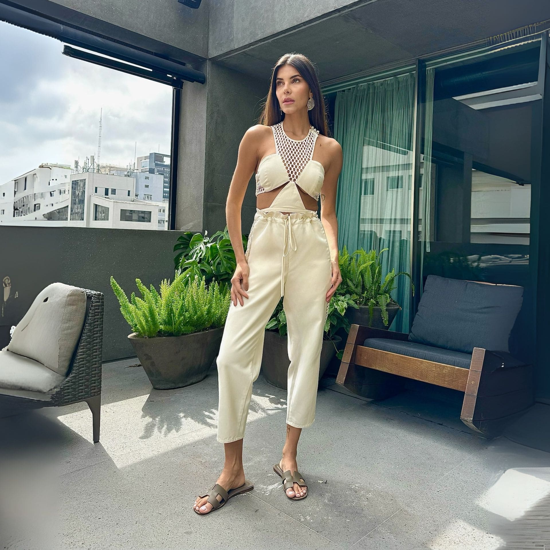 Calça Bromelia - Off