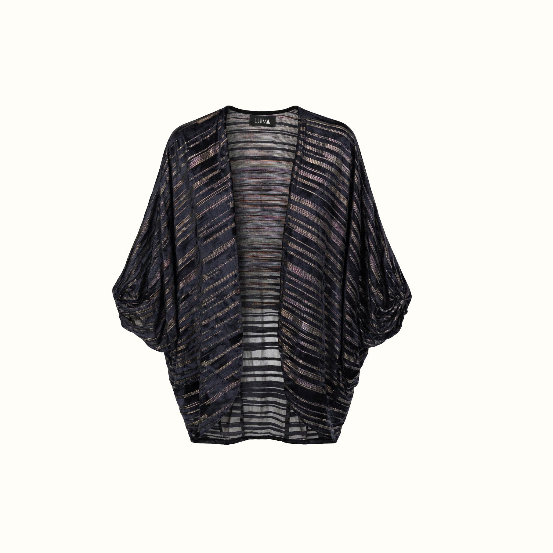 Kimono Florancia - Marinho Veludo