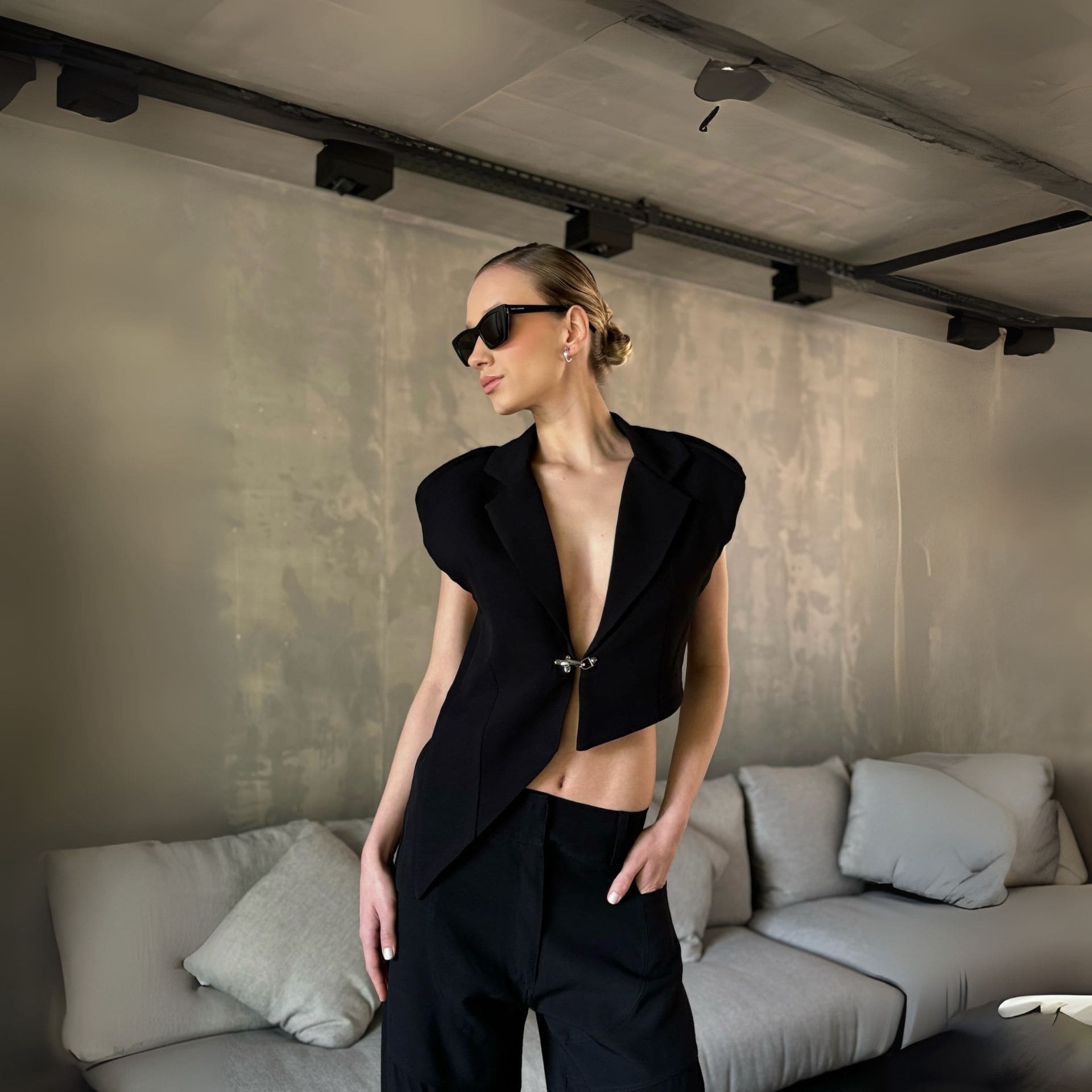 Colete Alexandra - Preto