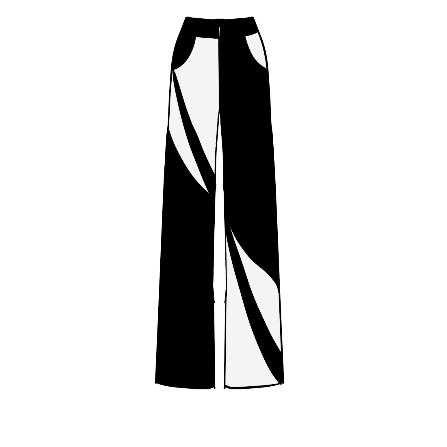 Calça Zak - Camelo/Off White