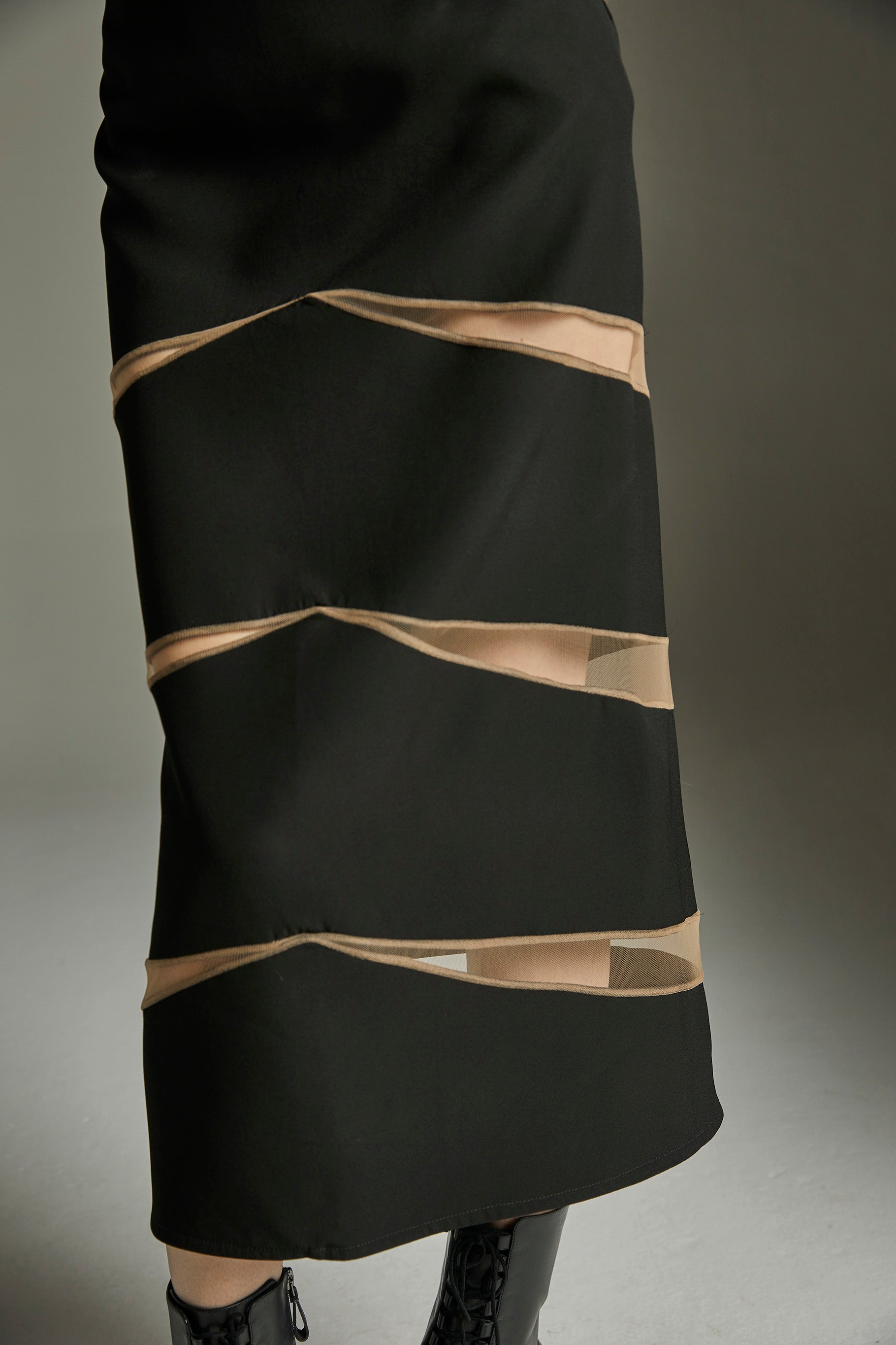 Saia Midi Gaia - Preto