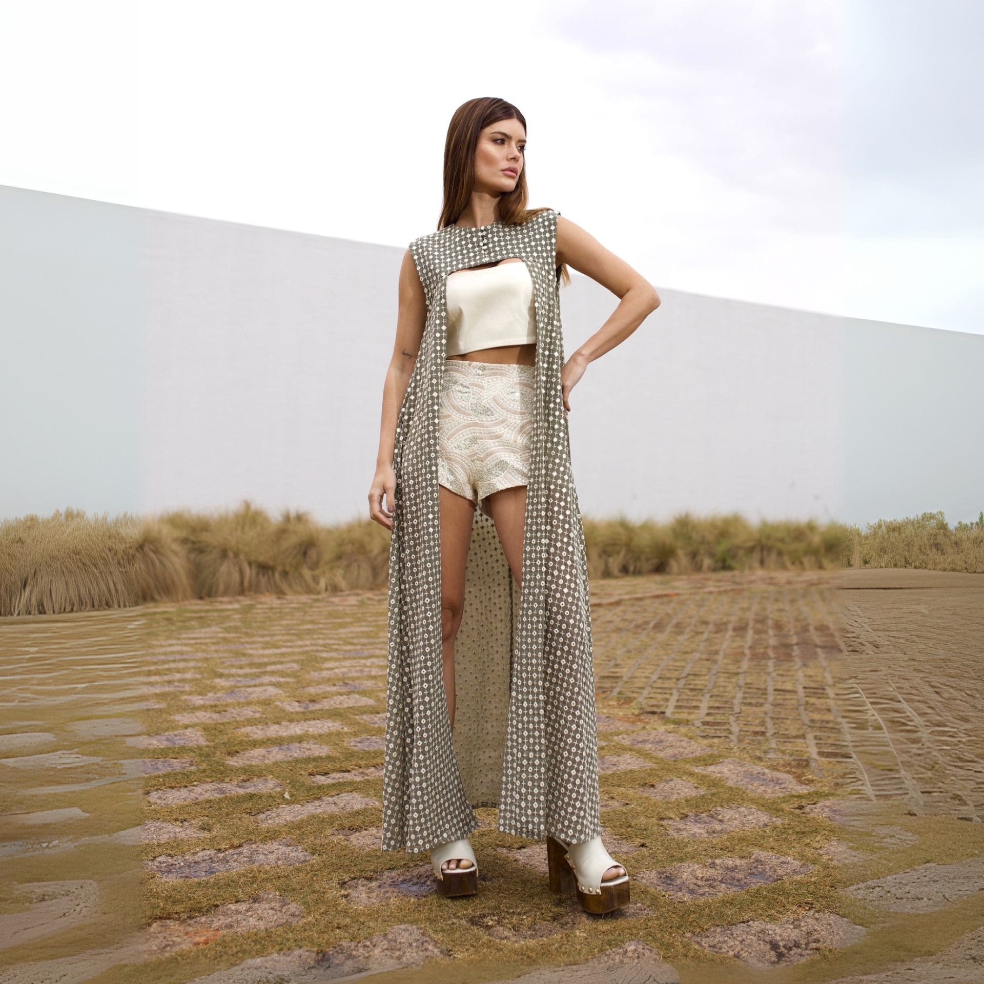 Vestido Calda - Verde Brilho