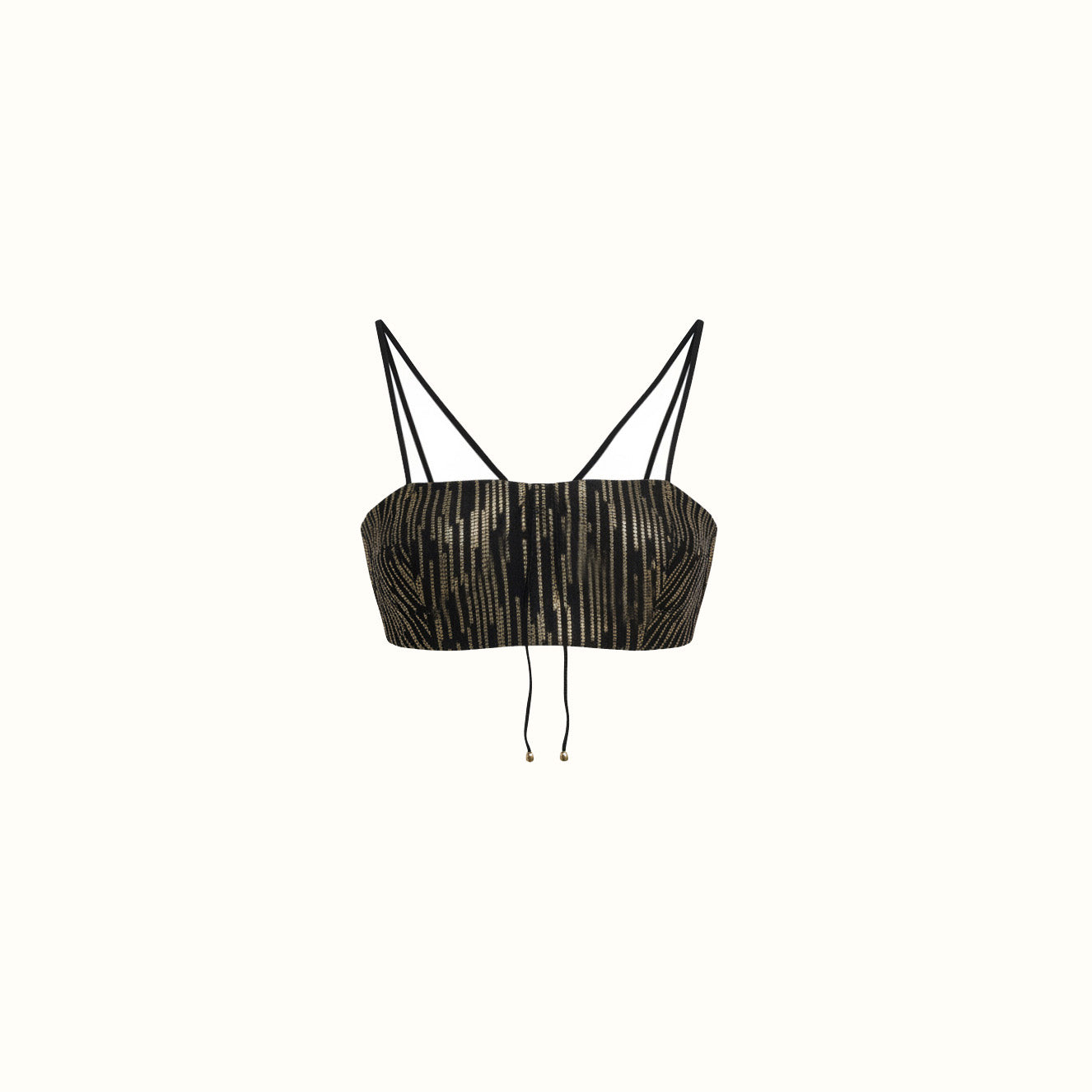 Cropped Giana - Preto Lurex
