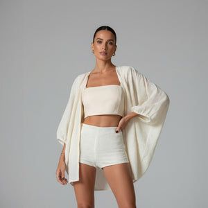 Hotpant Zaiden - Off Bordado