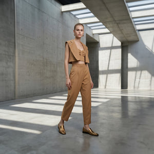 Cropped Velty - Camelo