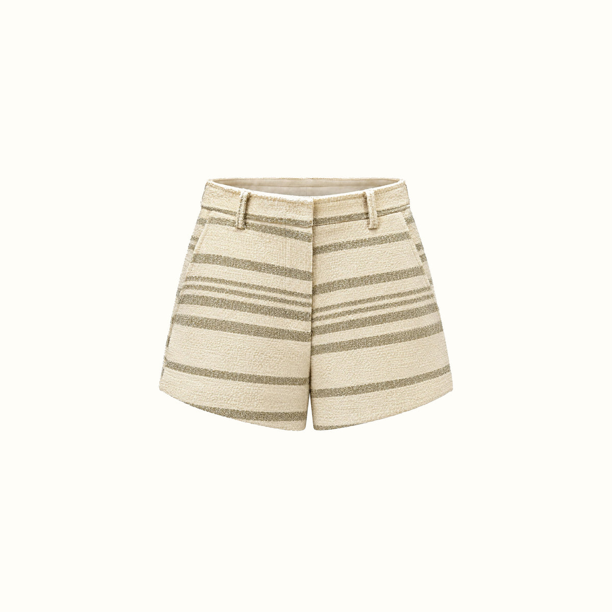Shorts Voti - Jacquard Prata Lurex
