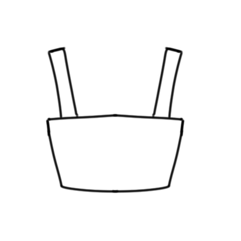 Cropped Coralina - Marrom Veludo