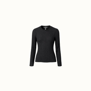 Blusa Bonfin - Malha Frufru Preto