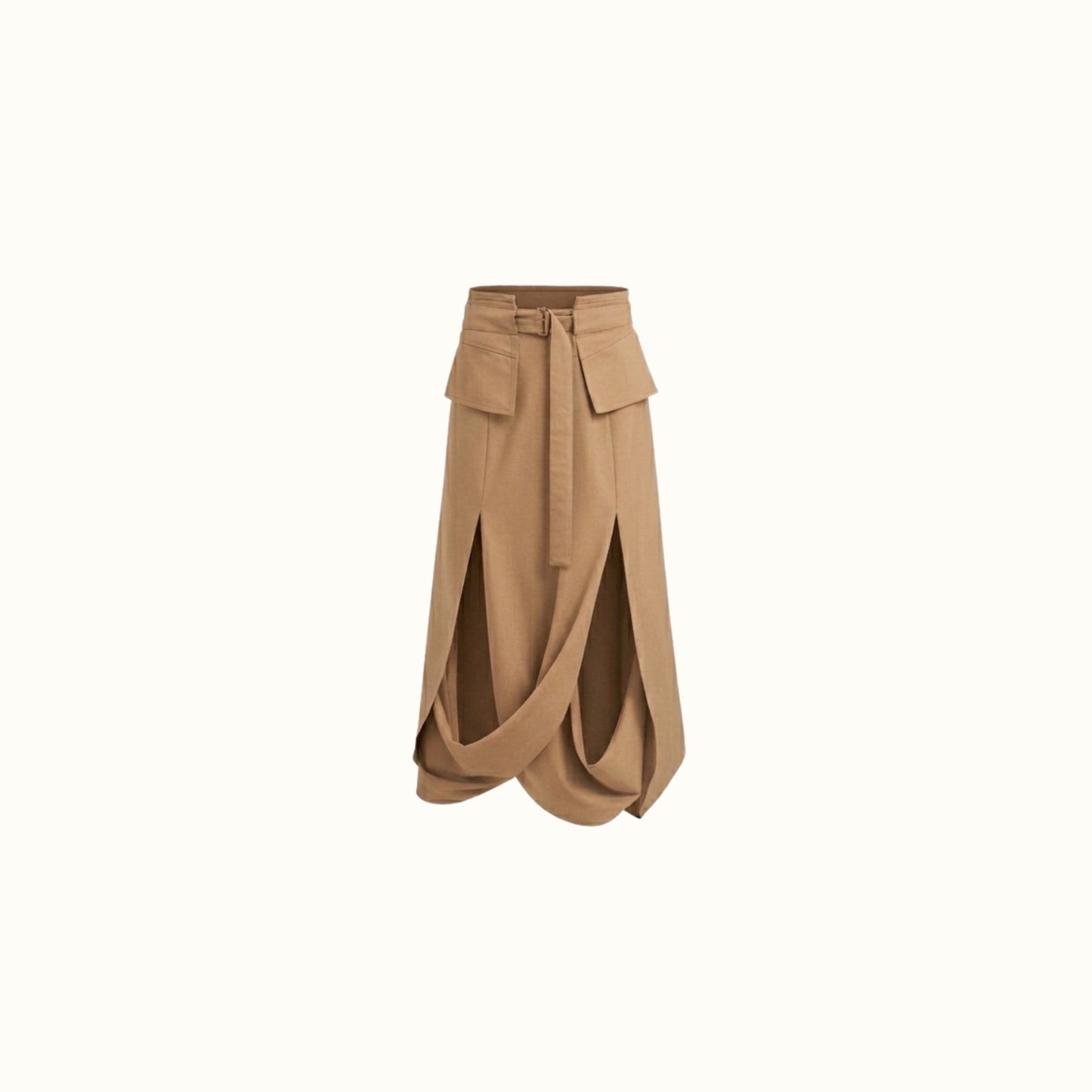 Saia Midi Loryan - Camelo