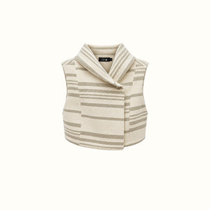 Colete Alpis - Tweed Off/Prata