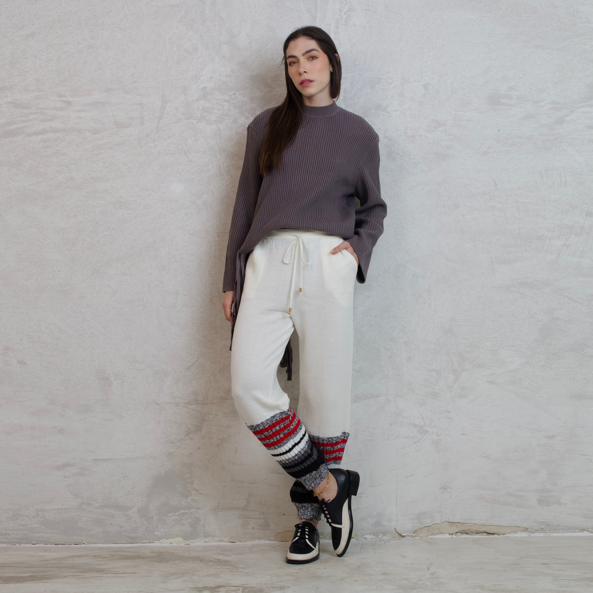 Calça Tricot Tandy - Off