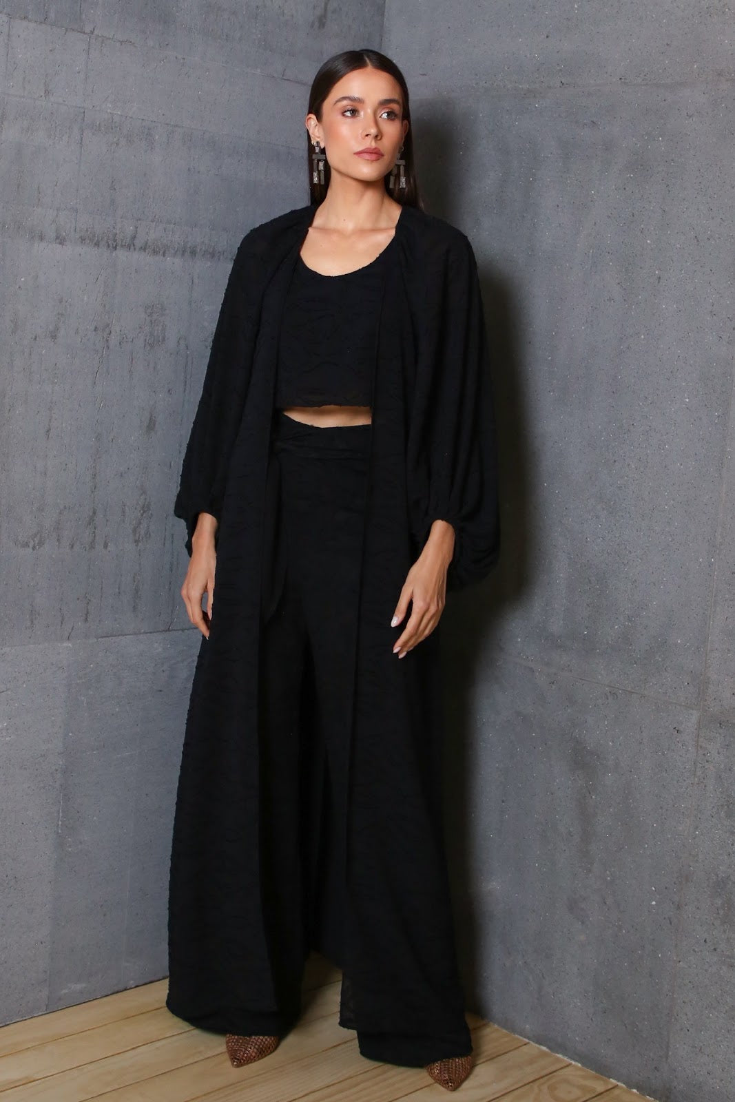 Kimono Longo Noru - Preto