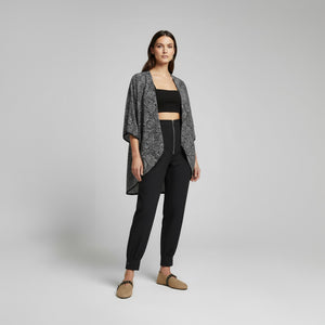 Kimono Florancia - Preto Bordado