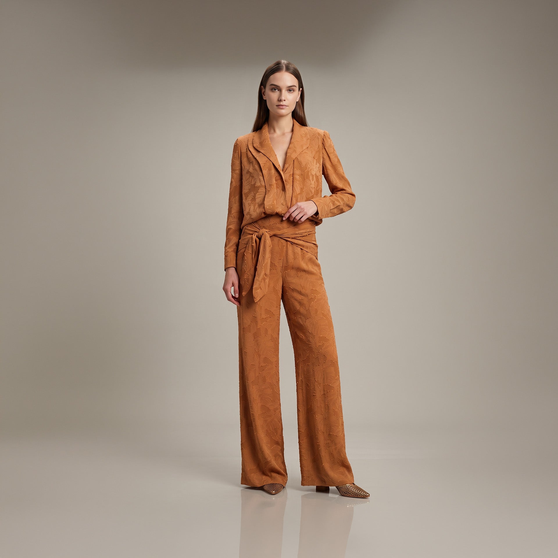 Camisa Ayele - Pecan