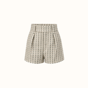 Shorts Hibisco - Tweed Verde