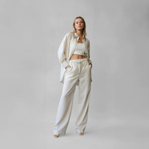 Calça Gardenia - Bege Listrado