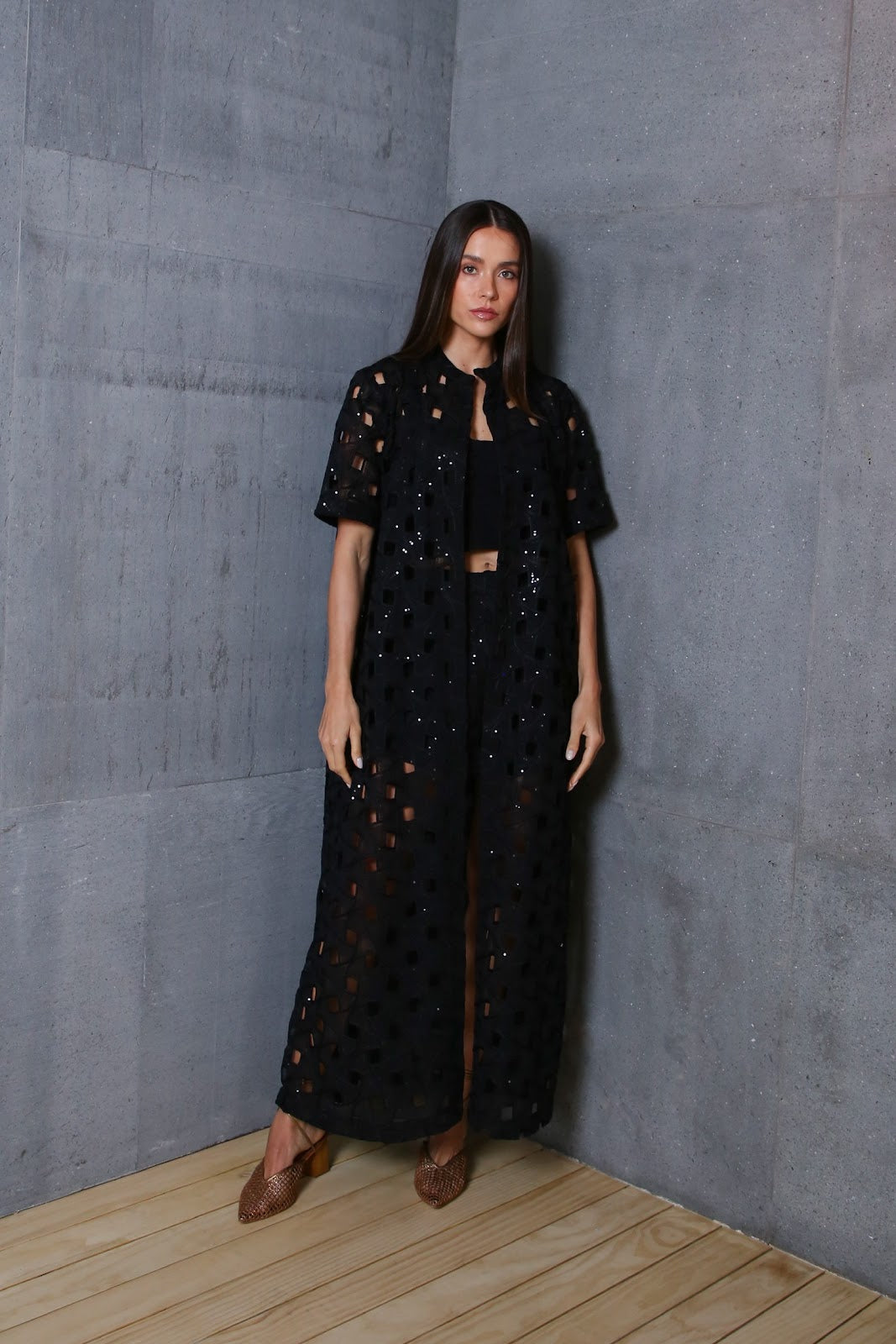 Camisa Longa Avera Preto