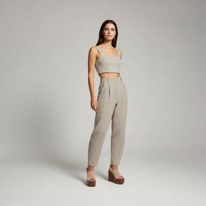 Cropped Coralina - Tweed Verde