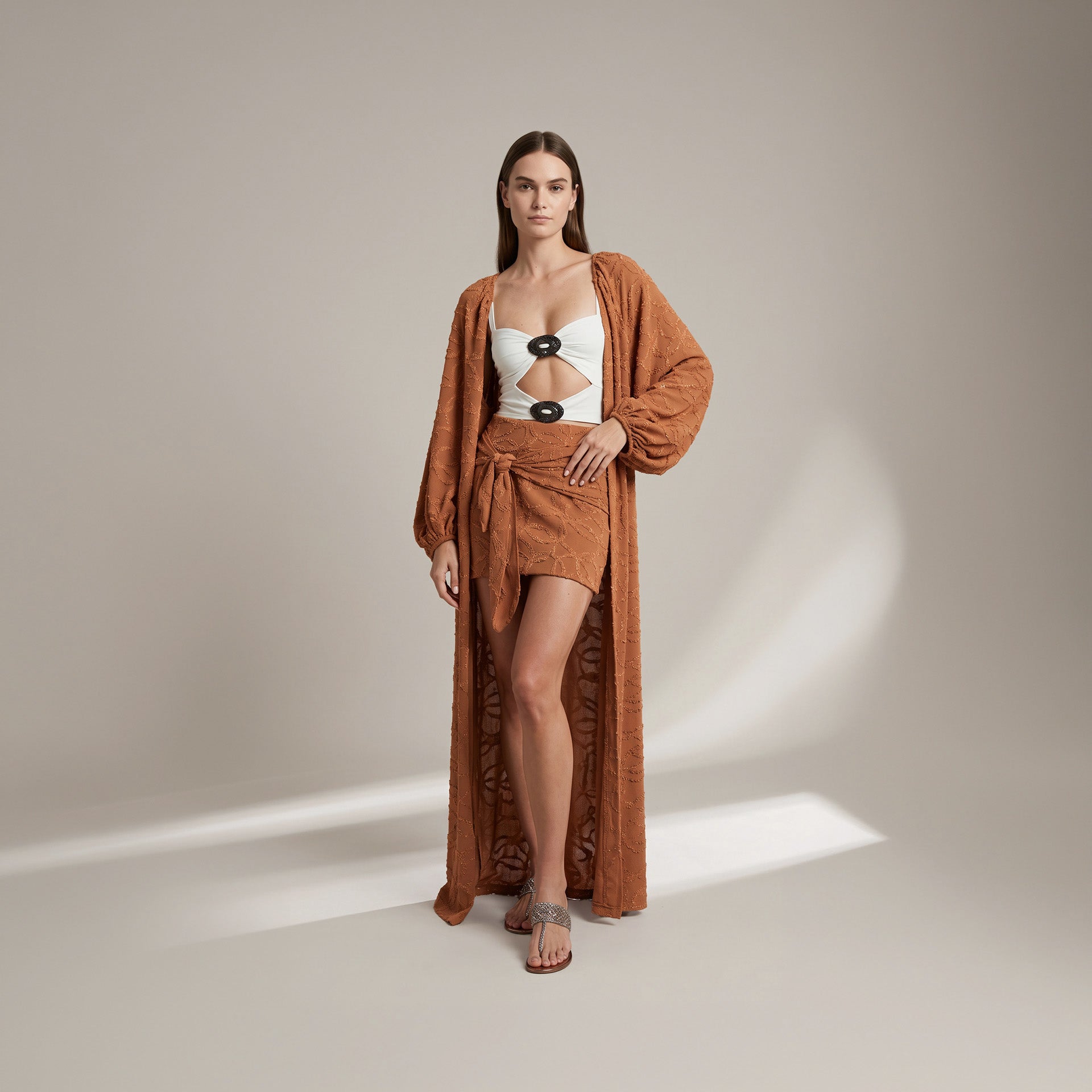 Kimono Longo Noru - Pecan