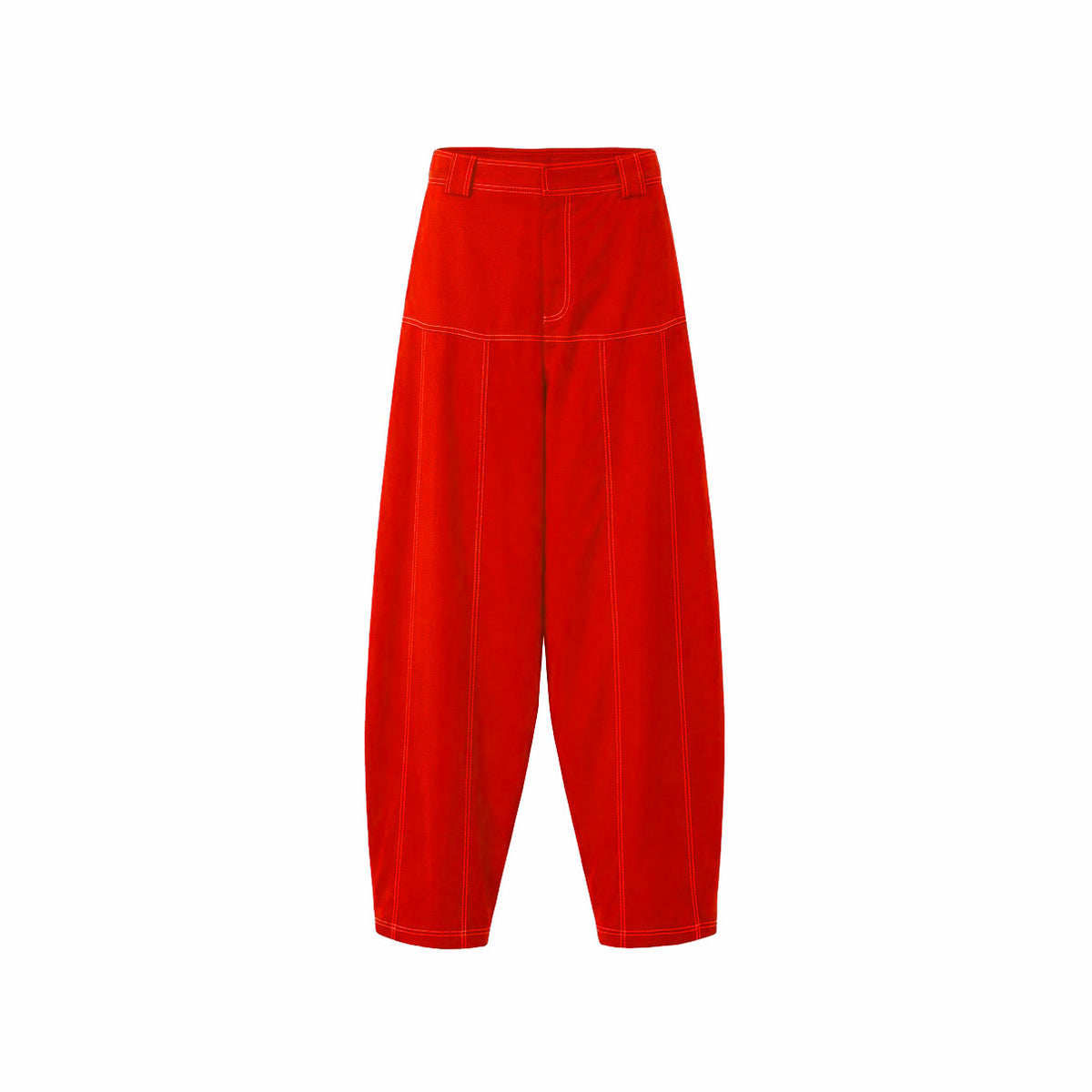 Calça Virela - Vermelho  Seda