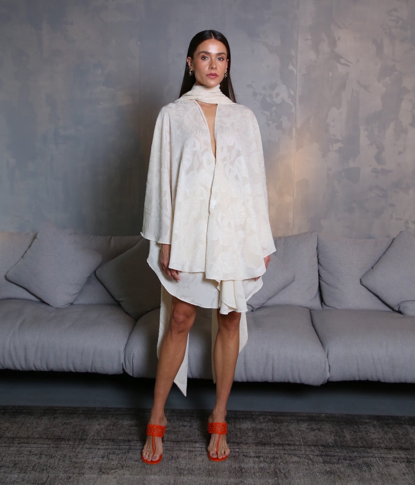 Kimono Longo Noru Off Milk
