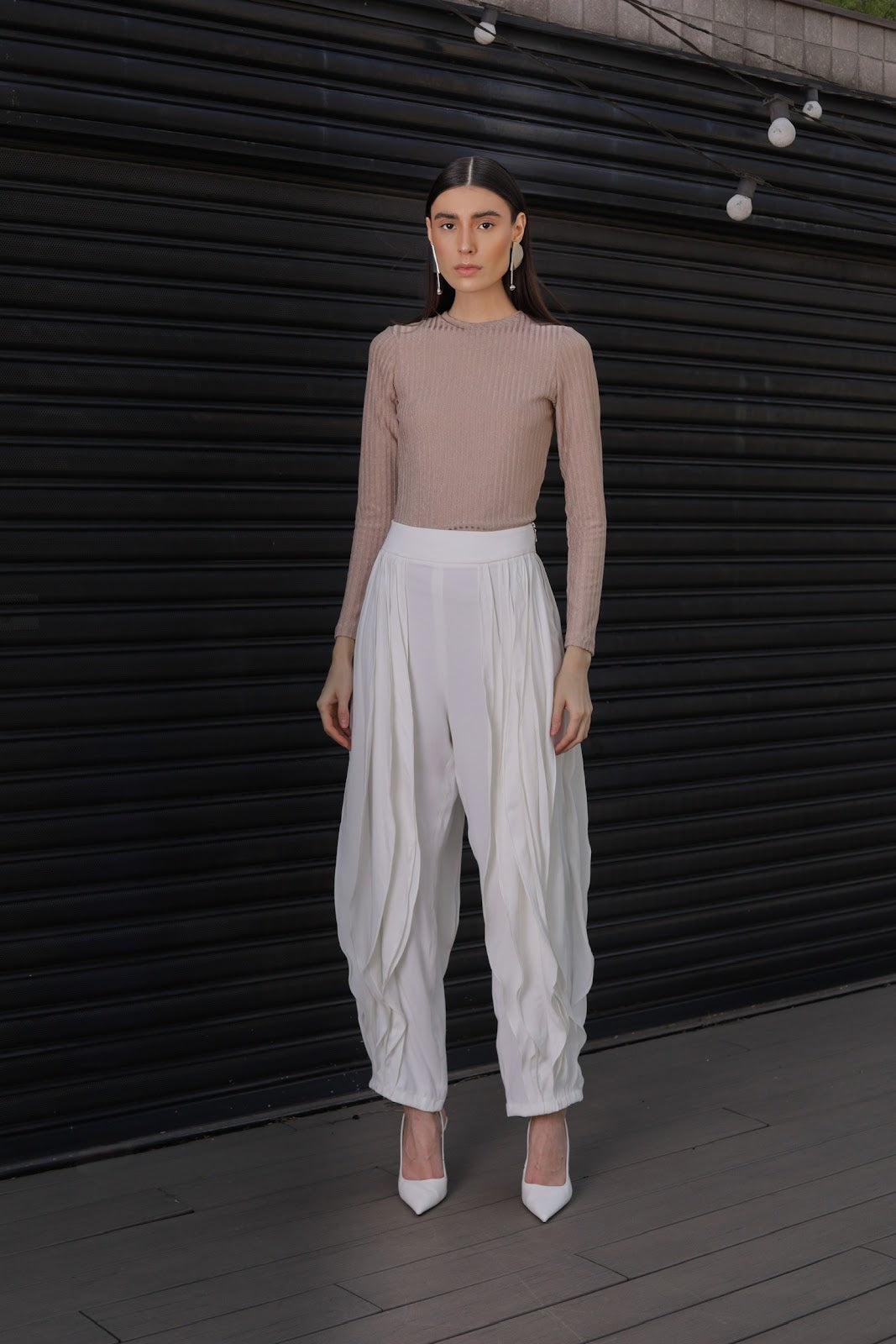 Blusa Bonfin - Malha Nude