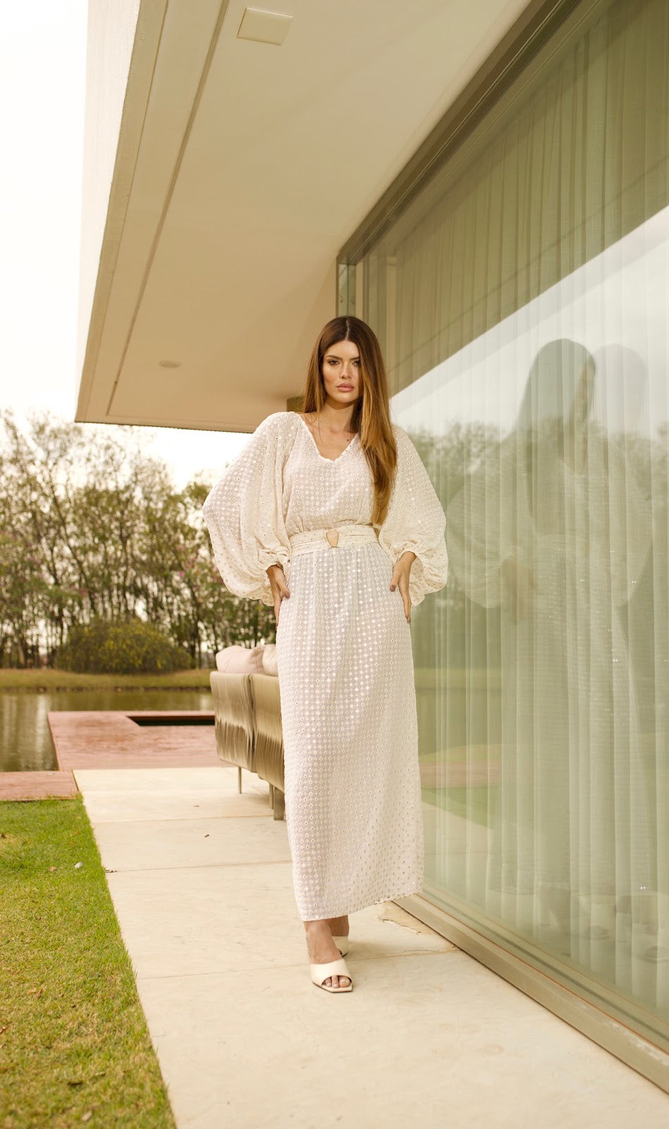 Vestido Elro - Off Brilho