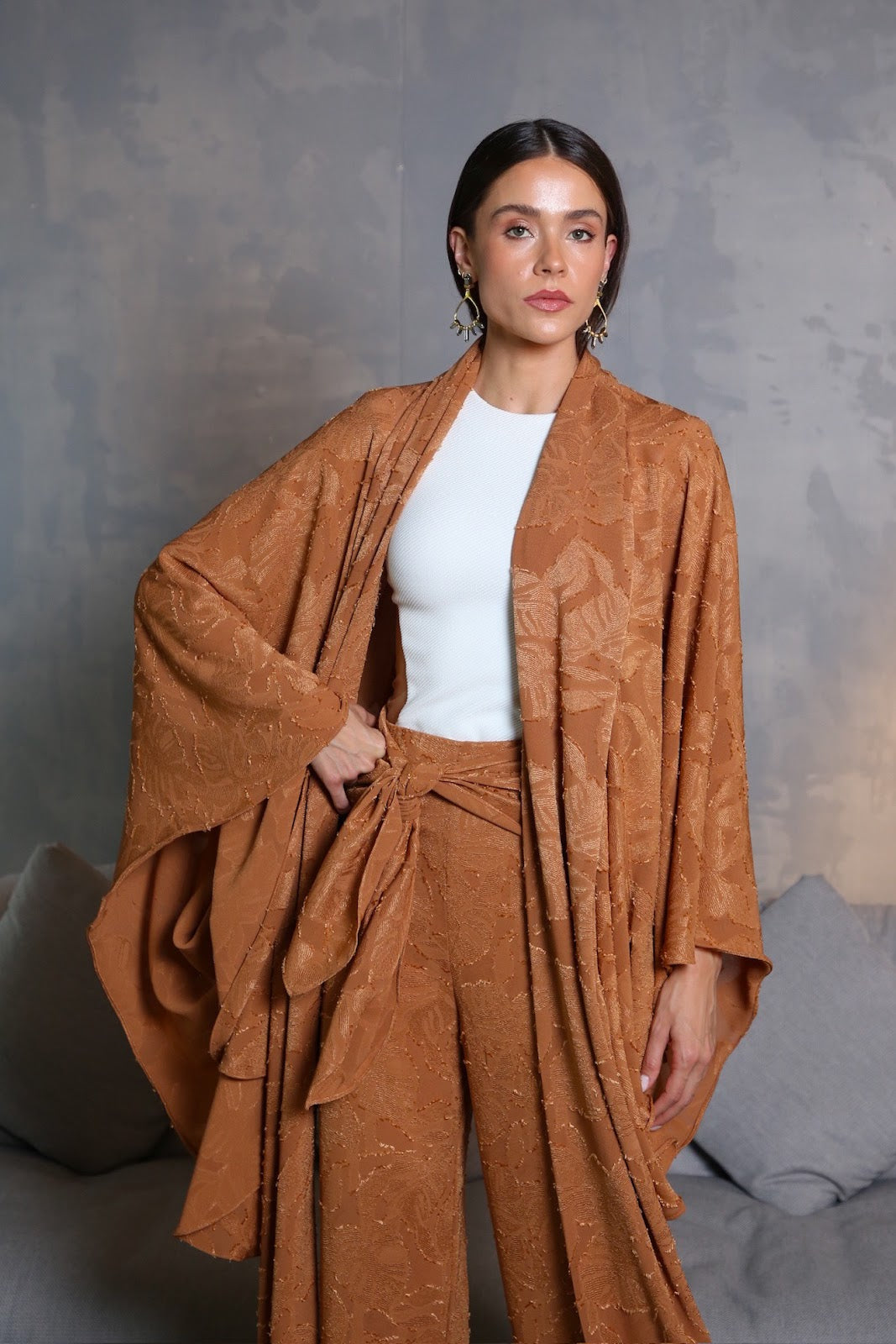 Kimono Longo Noru Pecan