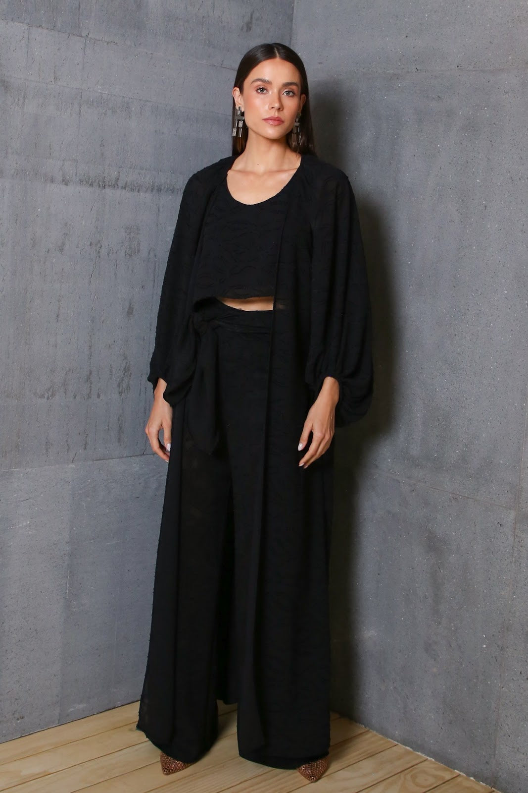 Kimono Longo Noru - Preto