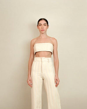 Cropped Giana - Off Tricot