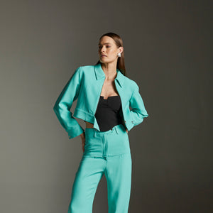 Blazer Fabricia - Turquesa