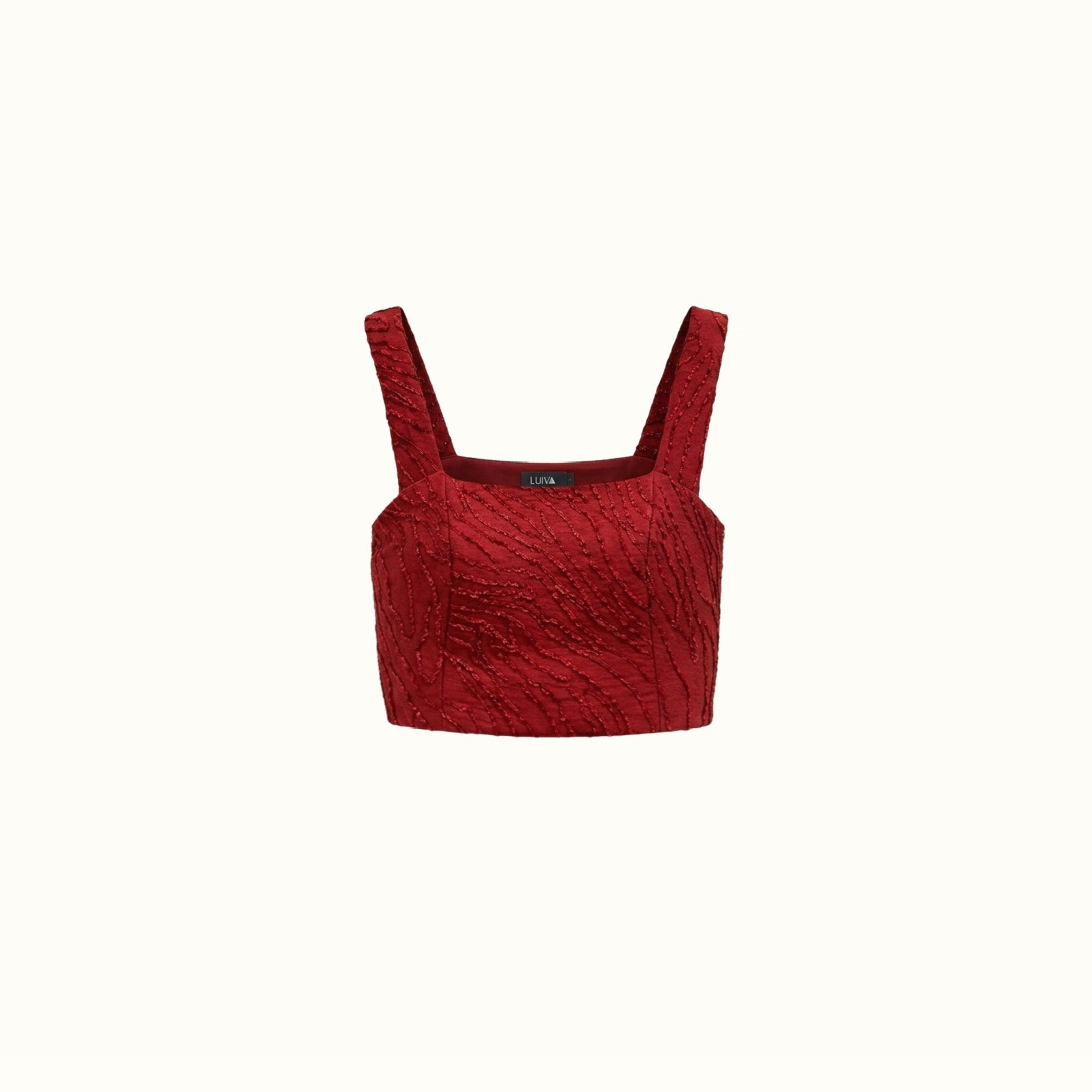 Cropped Coldalina - Bordo