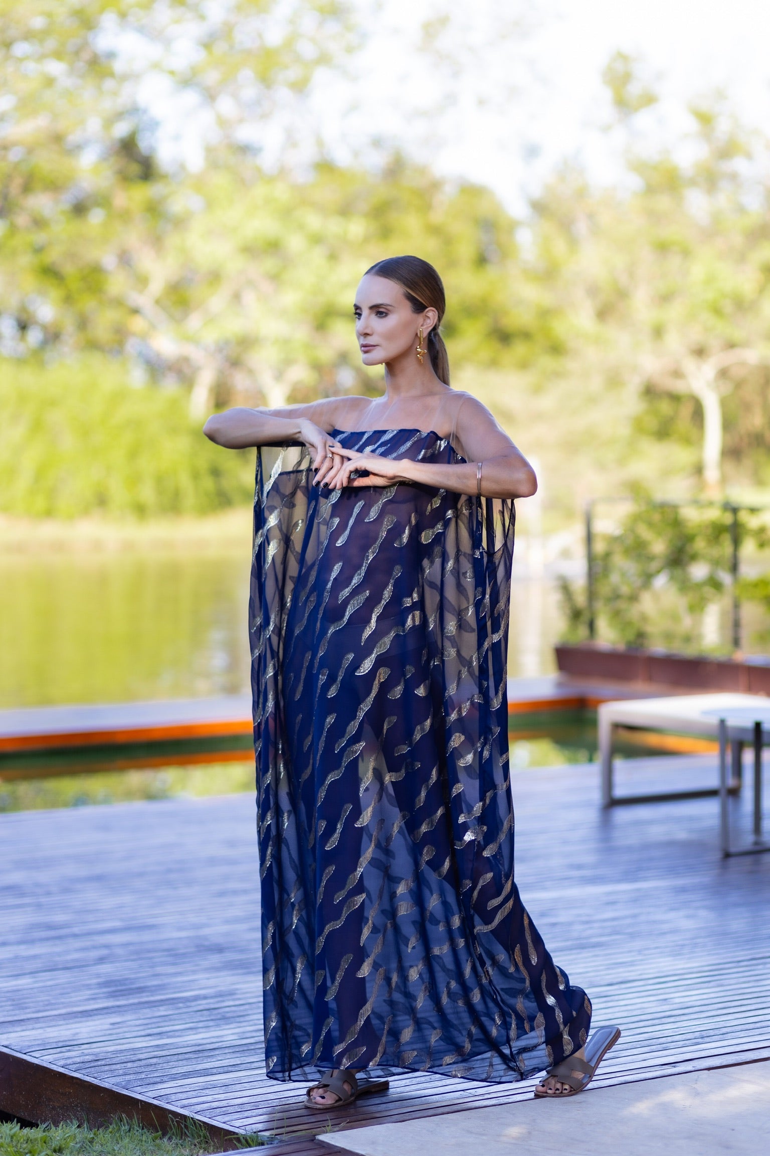 Vestido Isabelly - Marinho