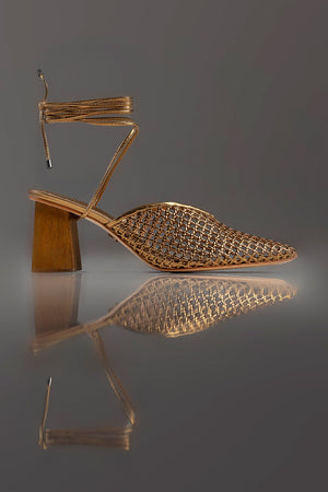 MULE MARIA EDUARDA - COURO BRONZE