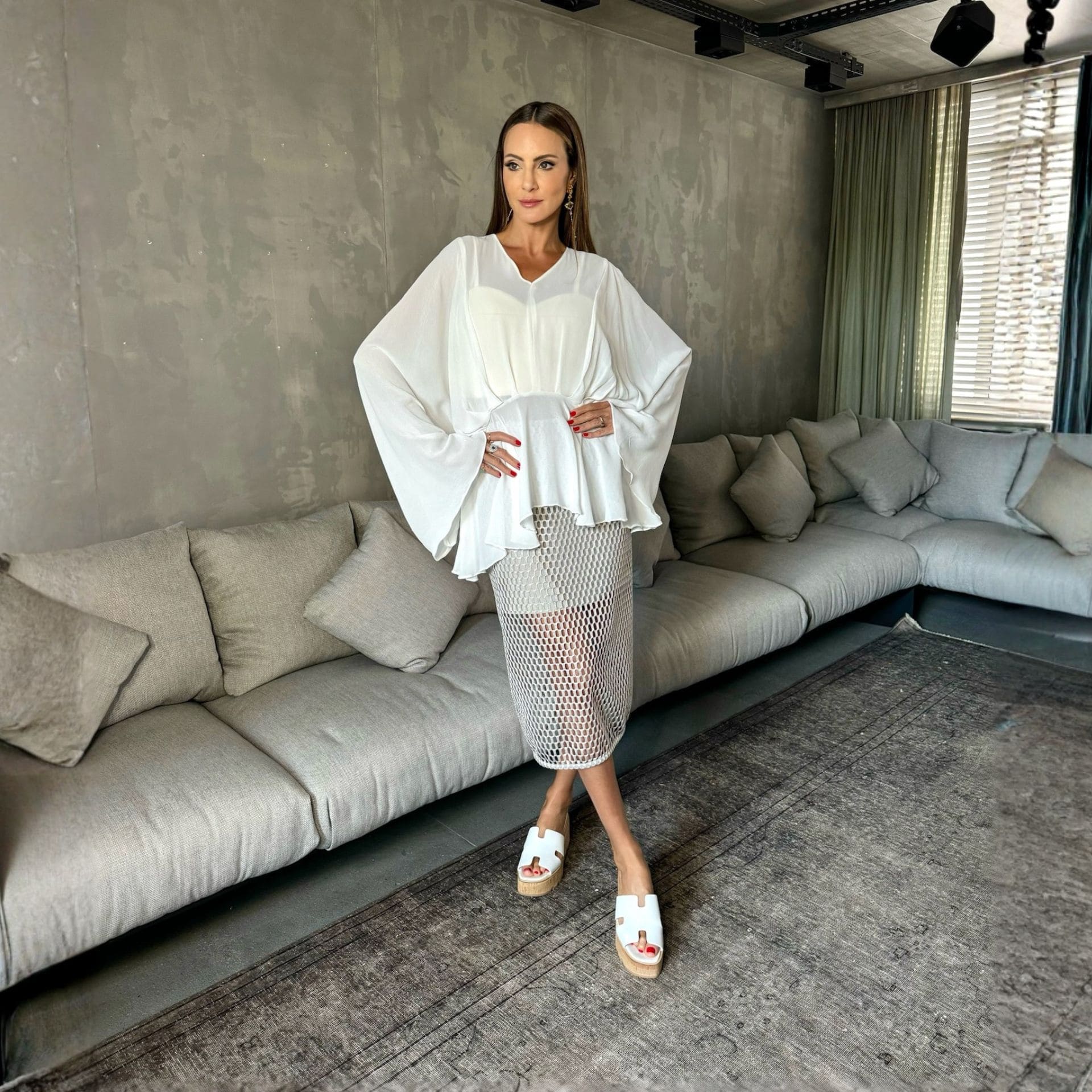 Blusa Humy - Off Georget Liso