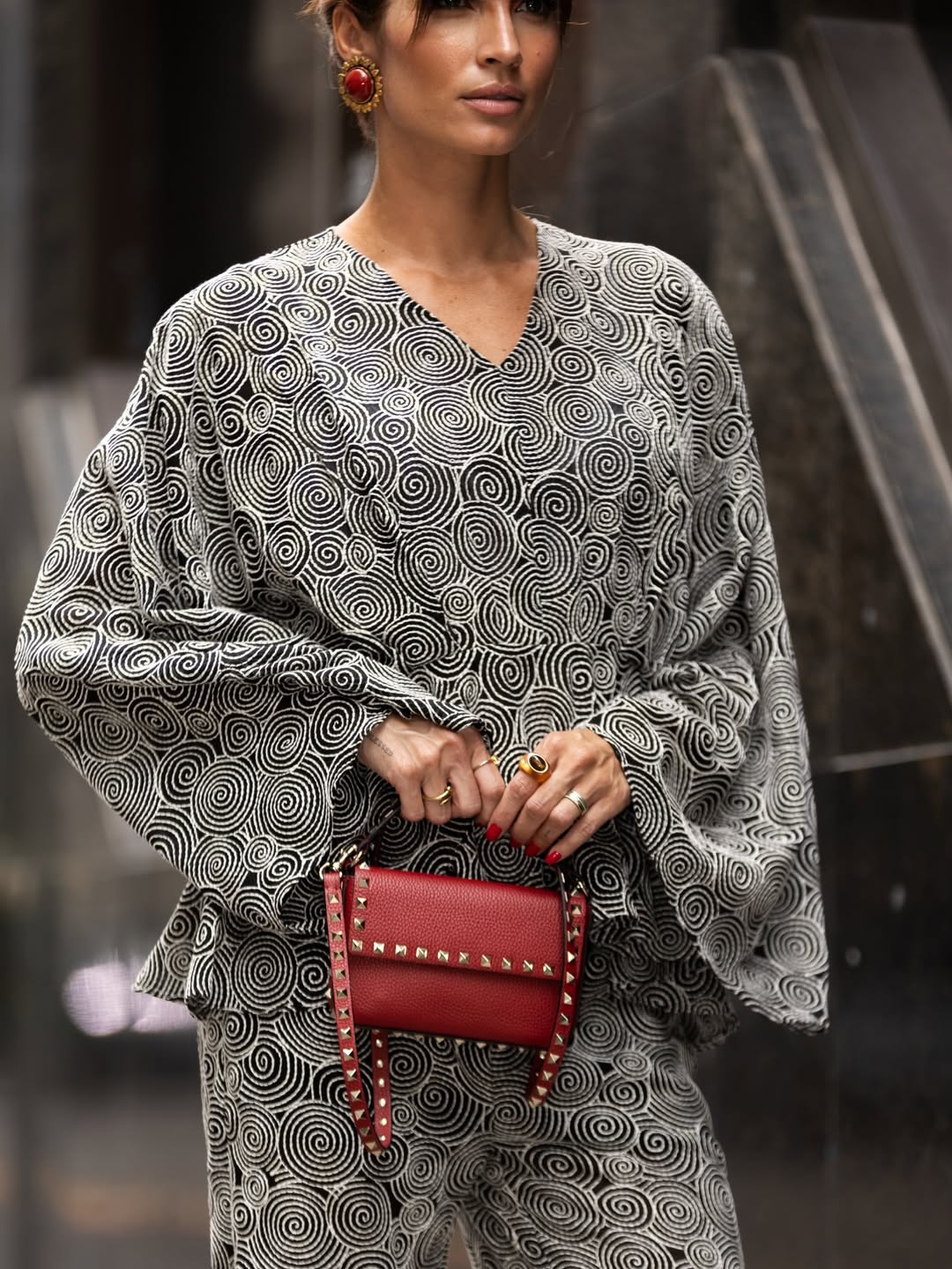 Kimono Florancia - Preto Bordado